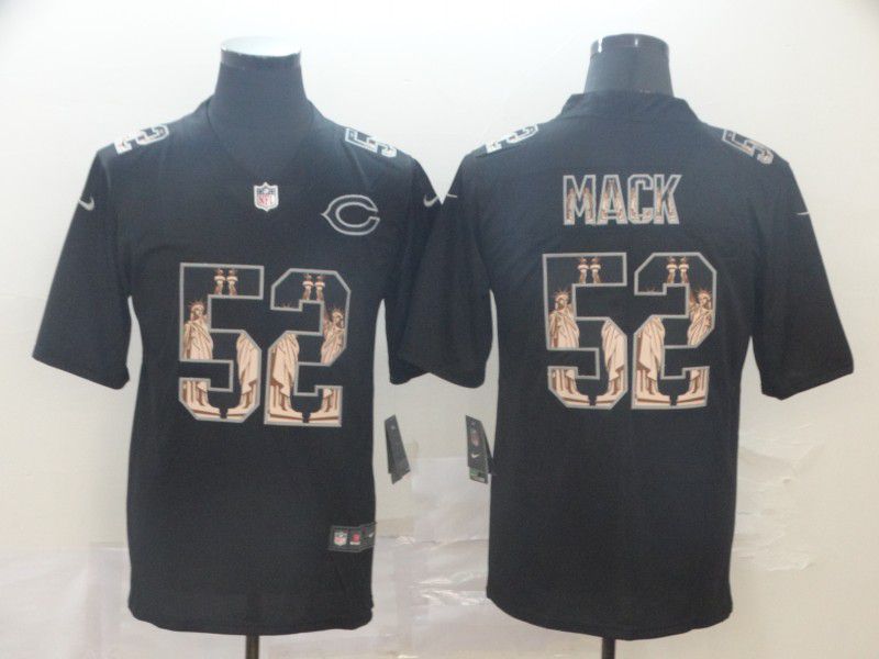 Men Chicago Bears #52 Mack Black Goddess fashion Edition Nike NFL Jerseys->chicago bears->NFL Jersey